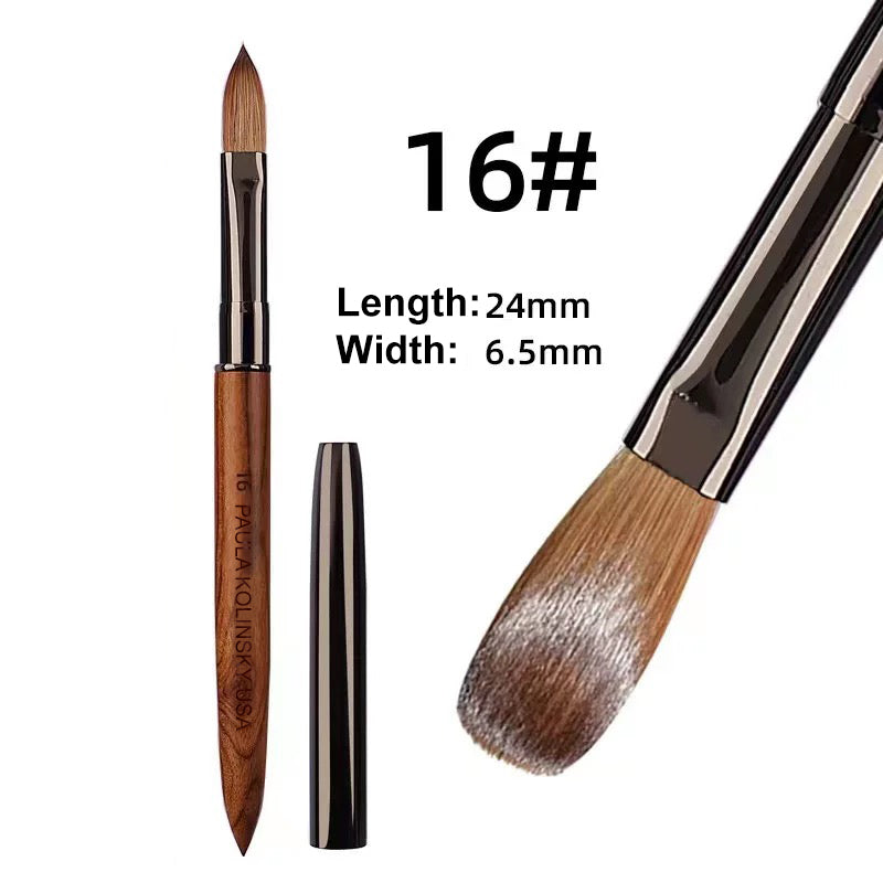 Kolinsky Nail Brushes for Acrylic Application