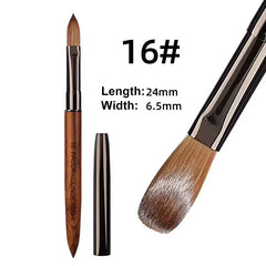 Kolinsky Nail Brushes for Acrylic Application