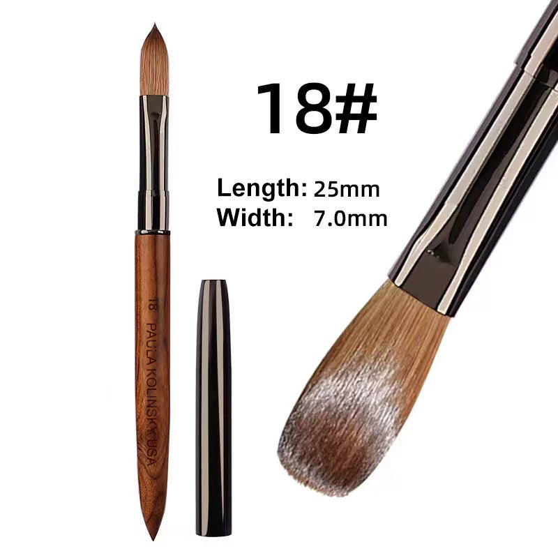 Kolinsky Nail Brushes for Acrylic Application