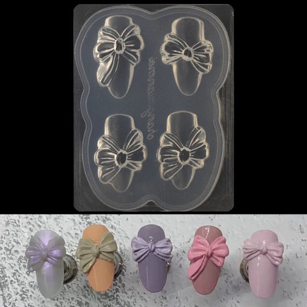 3D Bow Tie Nail Mould