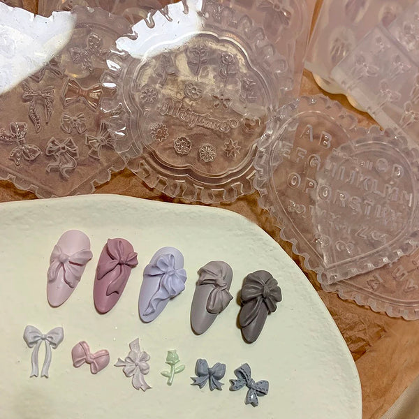 3D Bow Tie Nail Mould