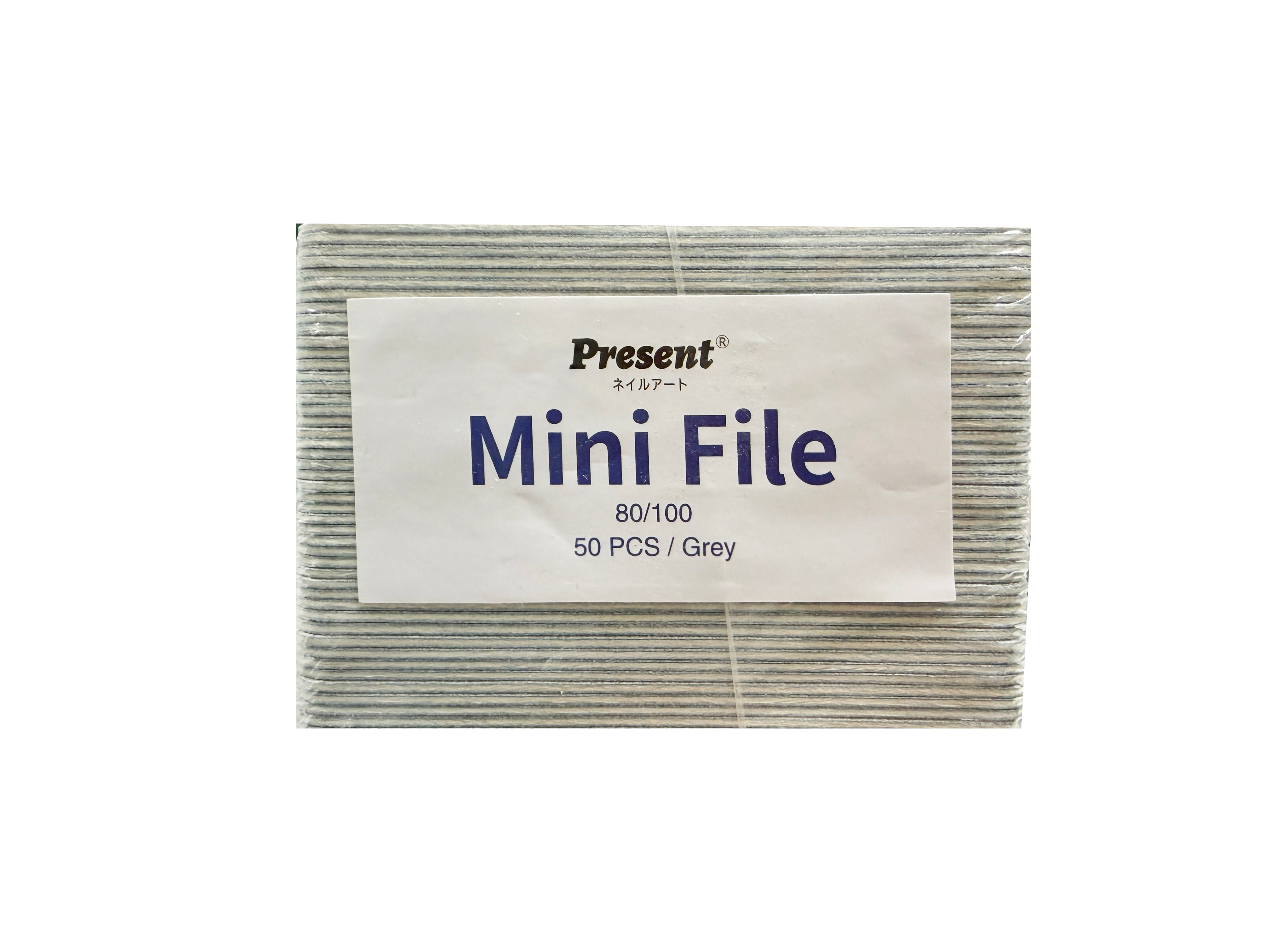 Disposable Mini File 50pcs 80/100 Grid | Present