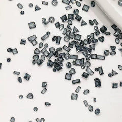 [generic] Crystal Mix Shape Transparent Back Nail Decor (50pcs around)