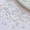 [generic] Crystal Mix Shape Transparent Back Nail Decor (50pcs around)