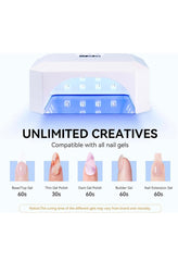 Makartt UV nail light 36W with 4 timers (cordless lamp/ rechargeable)