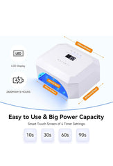 Makartt UV nail light 36W with 4 timers (cordless lamp/ rechargeable)