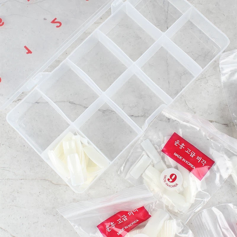 Nail Tips Storage box with number