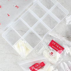 Nail Tips Storage box with number