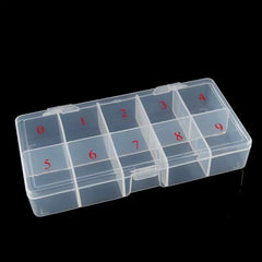 Nail Tips Storage box with number