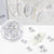 Reflection teddy bear nail decor