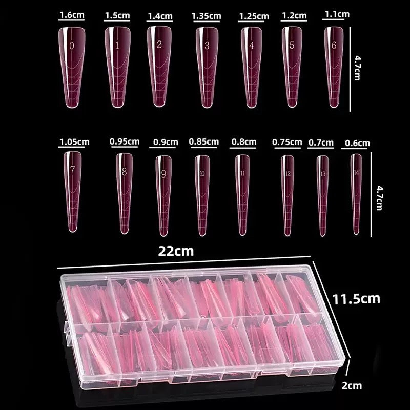 Nail Mold UV Poly Gel Builder Acrylic Finger Nail Extension