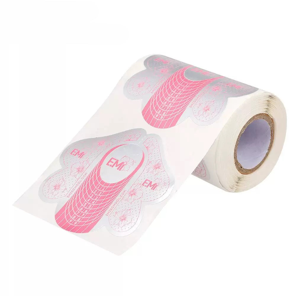 Butterfly Shape Nail Extension paper tray 100pcs
