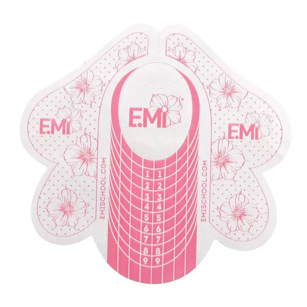 Butterfly Shape Nail Extension paper form 100pcs