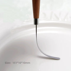 Gel Mixing Pen 140mm Stainless Steel head with Walnut Handle