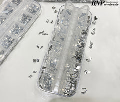 Flat back nail crystal 12 slot 300 pcs