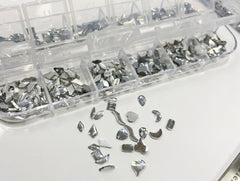 Flat back nail crystal 12 slot 300 pcs