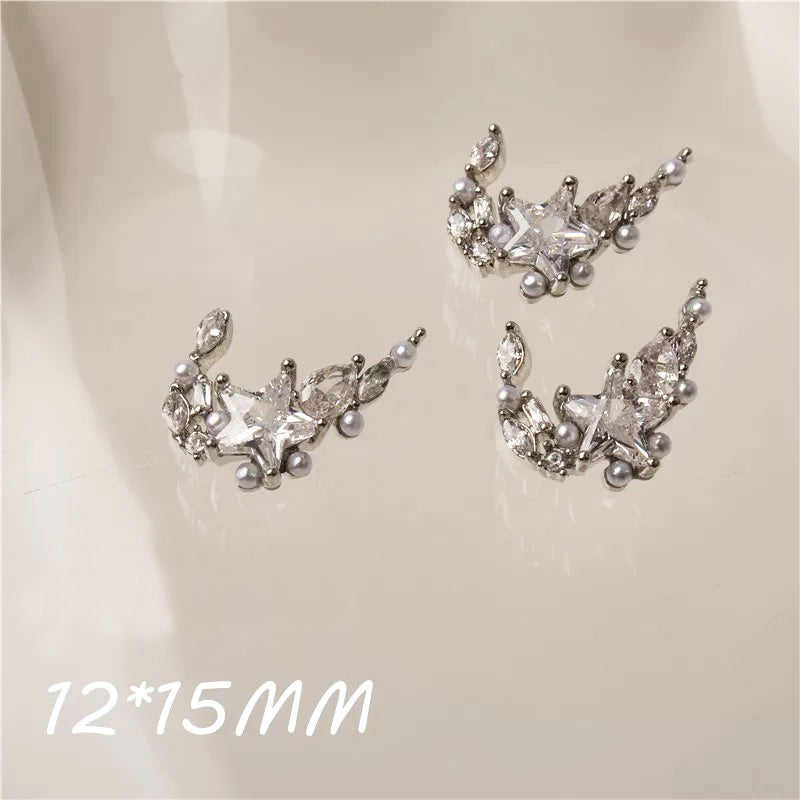 Diamond Nail decors 5 styles (2pcs)