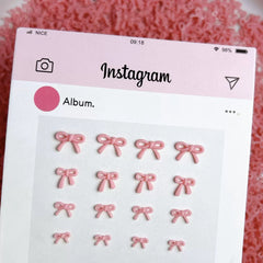 Nail decor bow tie (Metal/Plastic)