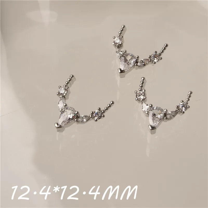 Diamond Nail decors 5 styles (2pcs)