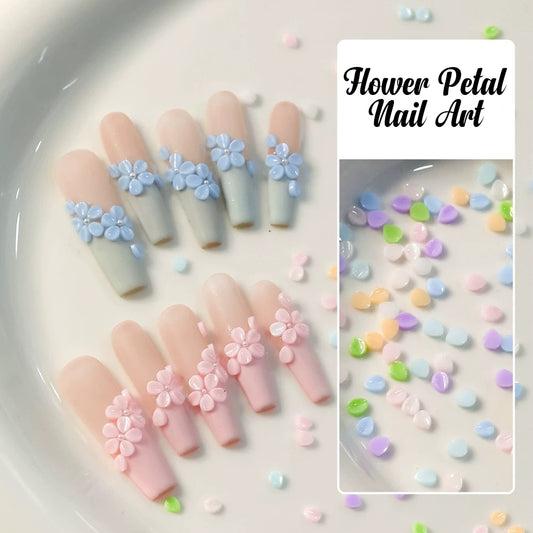 3D Handmade Flower Petal Nail Decor 100pcs