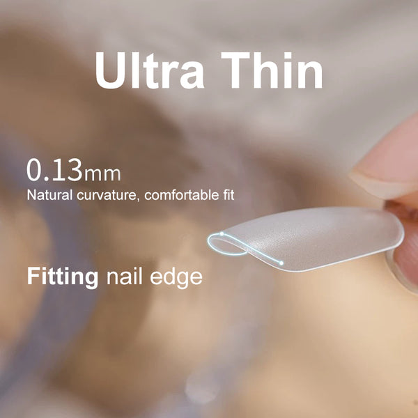 Short Full Cover Nail Tips 3 Colors