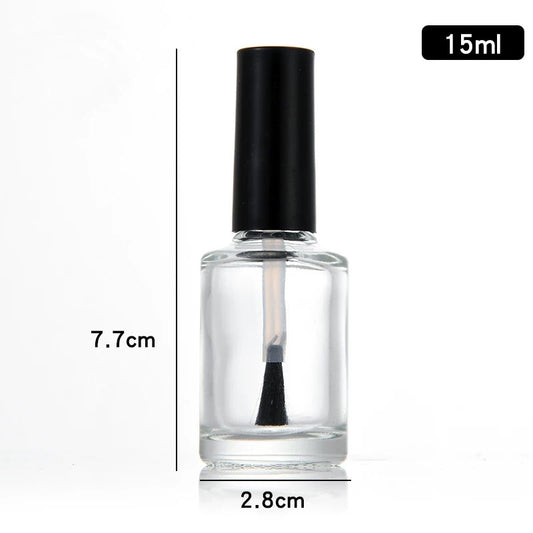[generic] Empty gel bottle (glass)