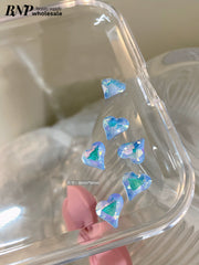 Nail Heart shape Point Back Diamond decor 6pcs/pack