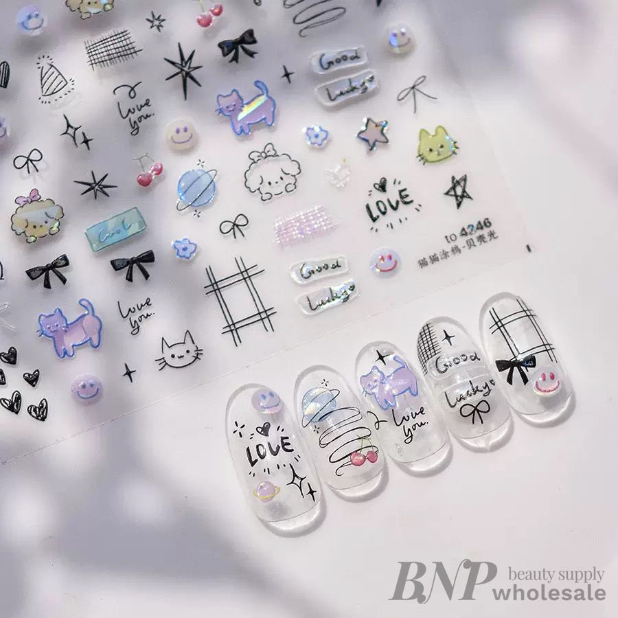 [generic] Nail sticker 11 types