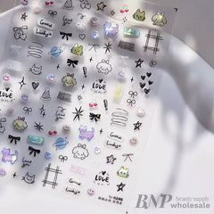 [generic] Nail sticker 11 types