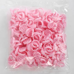 Glue Rings for Lash Extension Supplies Lovely Heart Shape Eyelash Rings (50pcs)