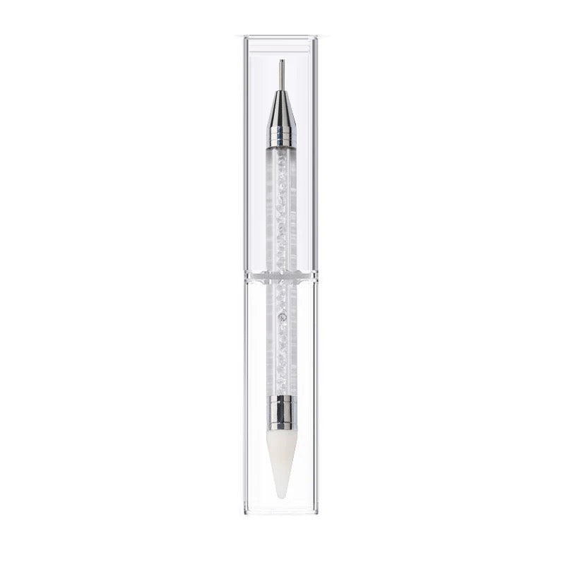 Dual-Ended Nail Rhinestone Picker Wax Tip Pen