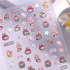 5D Labubu Zimomo Popmart Nail Art Stickers 5 types
