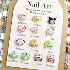 Labubu Zimomo Cartoon Nail decors