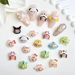 Labubu Zimomo Cartoon Nail decors