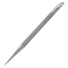 Stainless Steel Dual Ended Cuticle Pusher with Nail Cleaning Tools