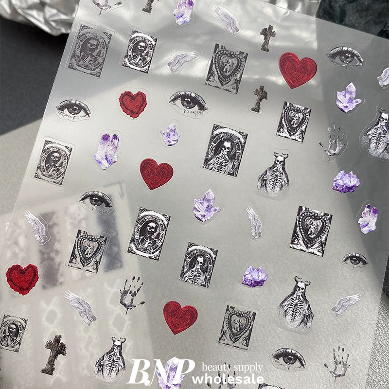 Halloween Nail stickers (7 styles)