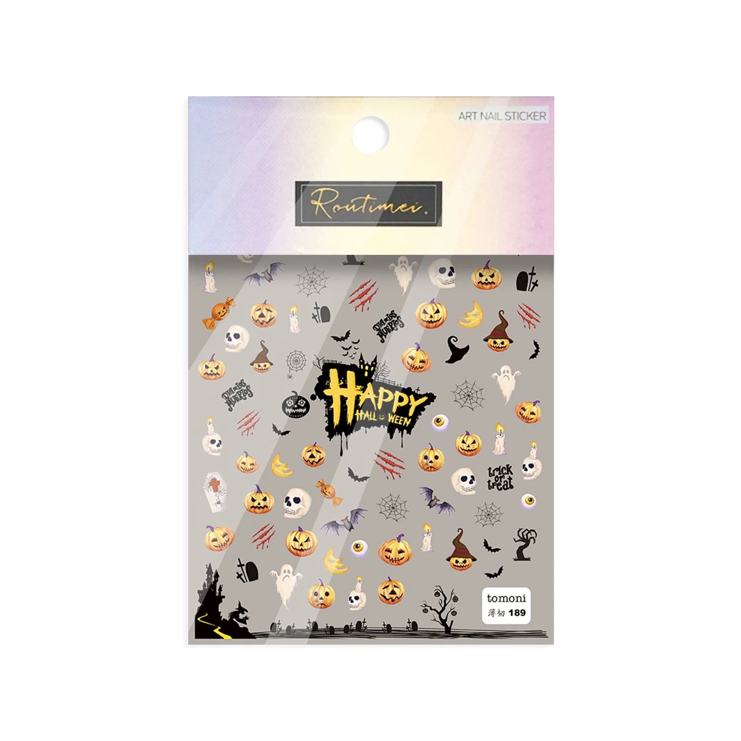 Halloween Nail stickers (7 styles)