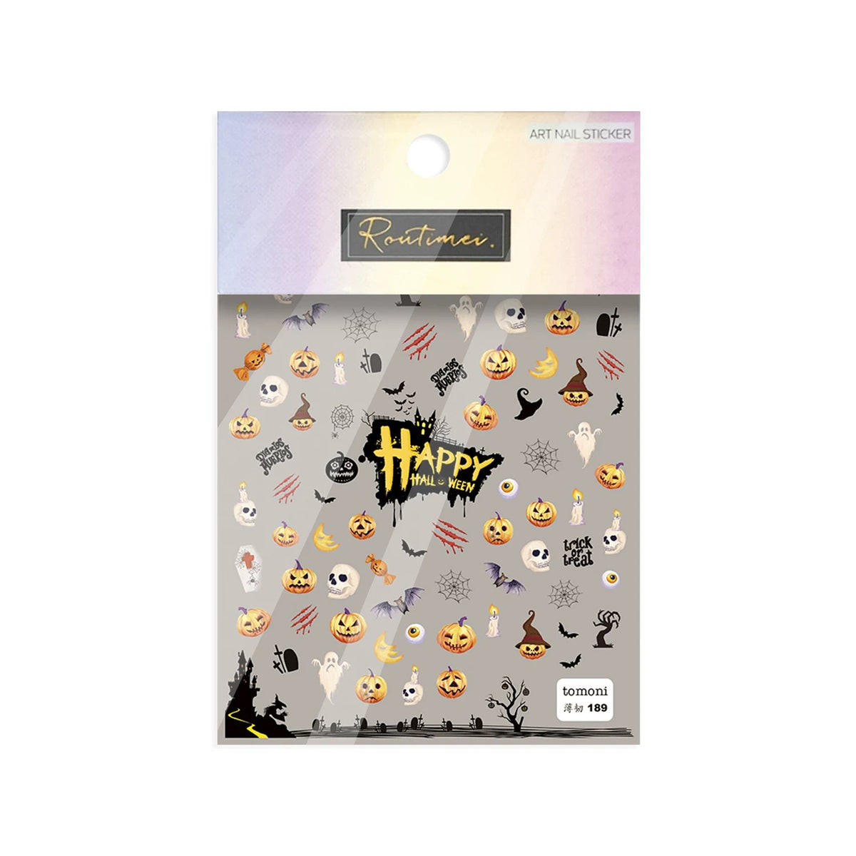 [generic] Halloween Nail stickers (7 styles)