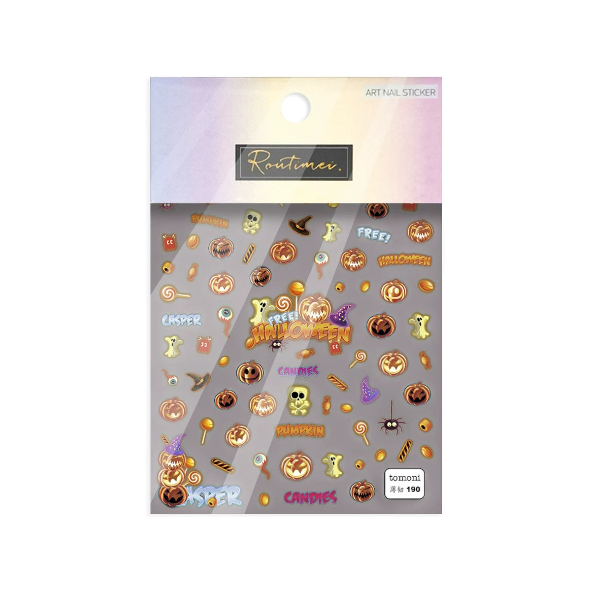 [generic] Halloween Nail stickers (7 styles)