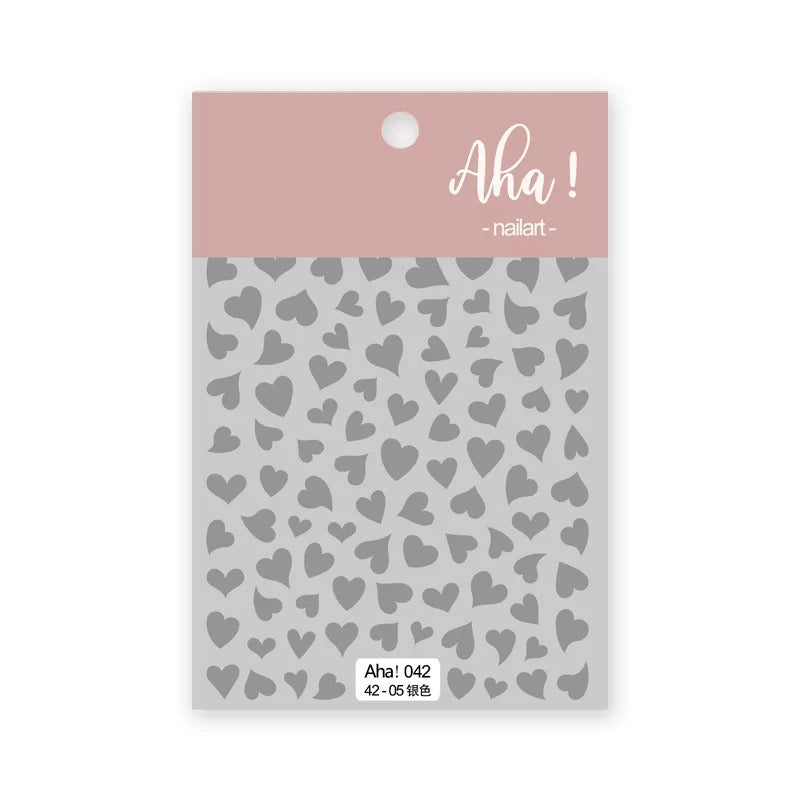 Heart shape sticker