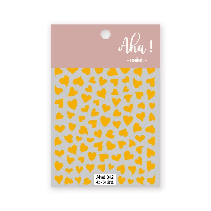 Heart shape sticker
