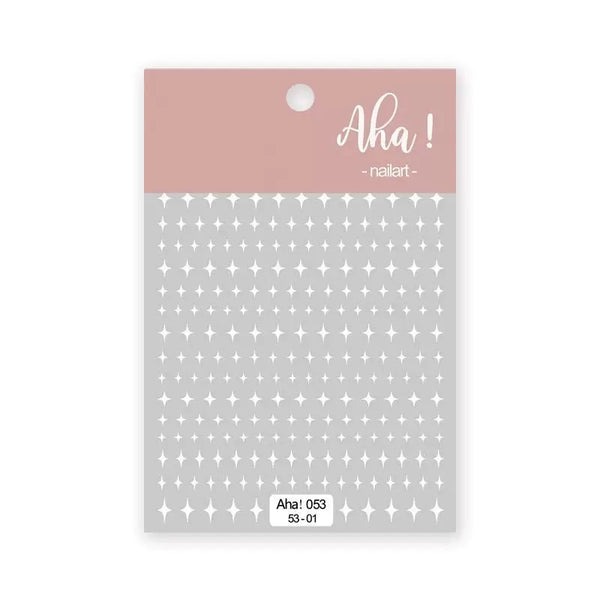[generic] Hexagram Nail stickers (8 styles)
