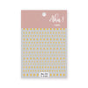 [generic] Hexagram Nail stickers (8 styles)
