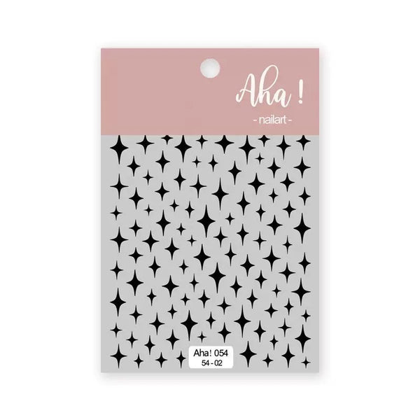 [generic] Hexagram Nail stickers (8 styles)