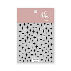 [generic] Hexagram Nail stickers (8 styles)