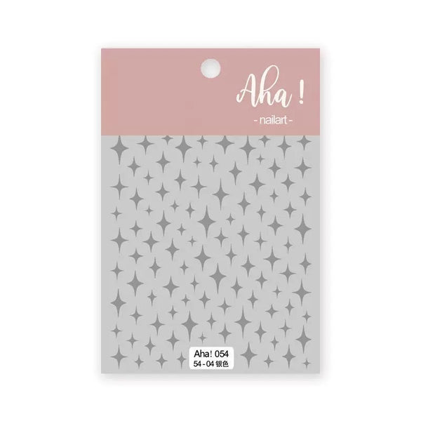 [generic] Hexagram Nail stickers (8 styles)