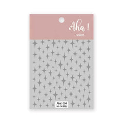 [generic] Hexagram Nail stickers (8 styles)