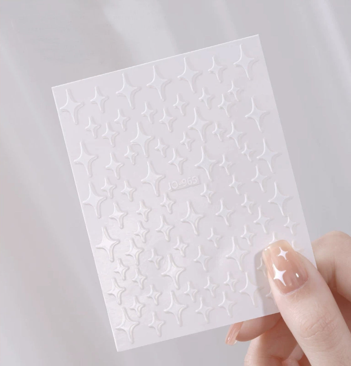 [generic] Hexagram Nail stickers (8 styles)