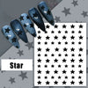 [generic] Hollow Nail stickers (6 styles)