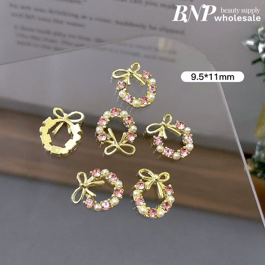 Christmas wreath metal decors